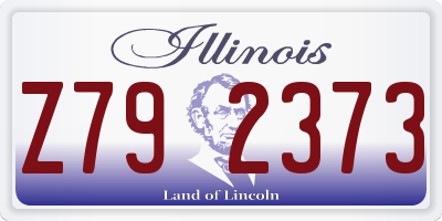 IL license plate Z792373