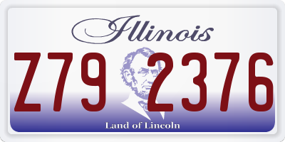 IL license plate Z792376