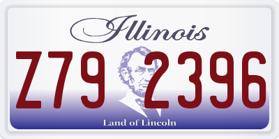 IL license plate Z792396