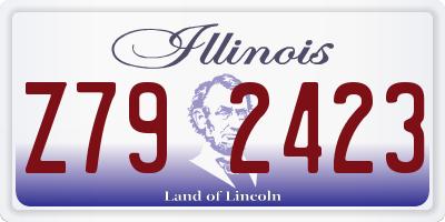IL license plate Z792423