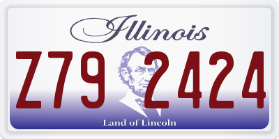 IL license plate Z792424