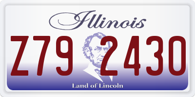 IL license plate Z792430