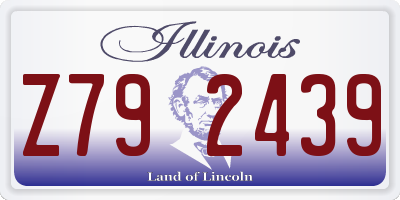 IL license plate Z792439