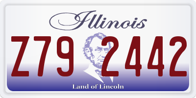 IL license plate Z792442
