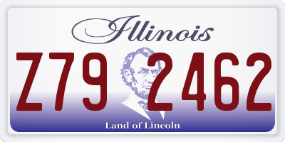 IL license plate Z792462