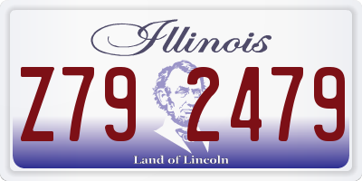 IL license plate Z792479