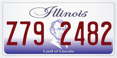 IL license plate Z792482