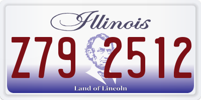 IL license plate Z792512
