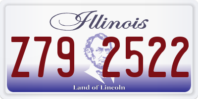 IL license plate Z792522