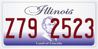 IL license plate Z792523