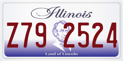 IL license plate Z792524