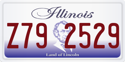 IL license plate Z792529