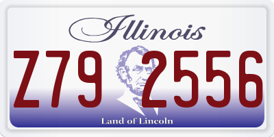 IL license plate Z792556