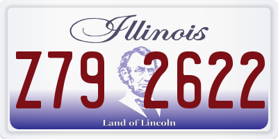 IL license plate Z792622