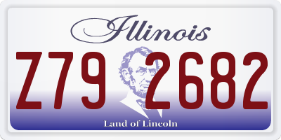 IL license plate Z792682