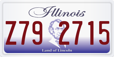 IL license plate Z792715