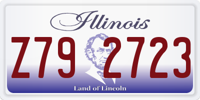 IL license plate Z792723