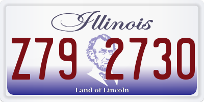 IL license plate Z792730