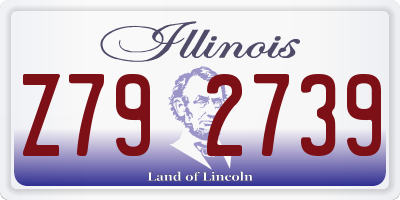 IL license plate Z792739