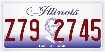 IL license plate Z792745