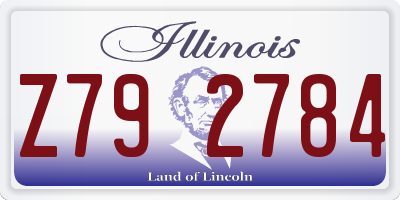 IL license plate Z792784