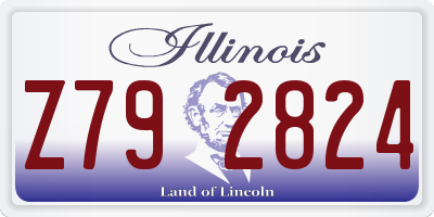 IL license plate Z792824
