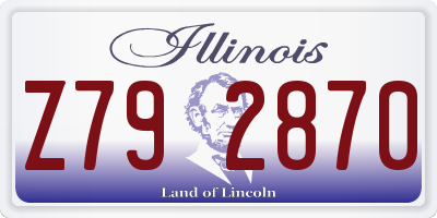 IL license plate Z792870