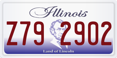 IL license plate Z792902