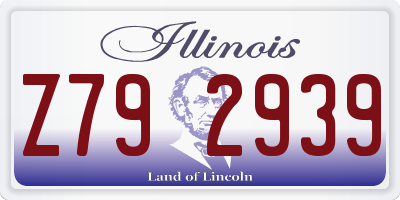 IL license plate Z792939