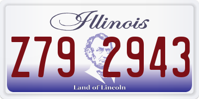 IL license plate Z792943