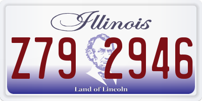 IL license plate Z792946