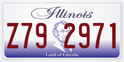 IL license plate Z792971