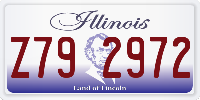 IL license plate Z792972