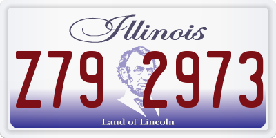 IL license plate Z792973