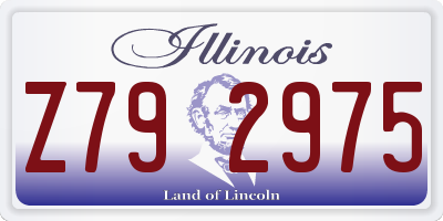 IL license plate Z792975
