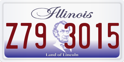IL license plate Z793015