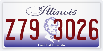 IL license plate Z793026
