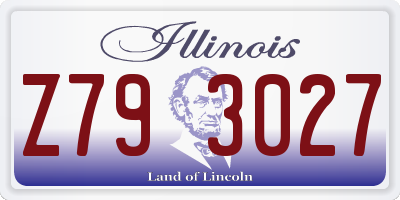 IL license plate Z793027