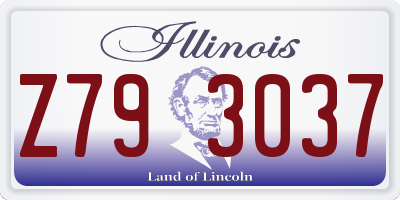 IL license plate Z793037