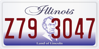IL license plate Z793047