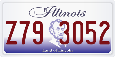 IL license plate Z793052