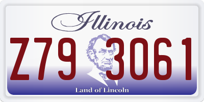 IL license plate Z793061