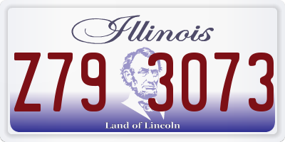 IL license plate Z793073