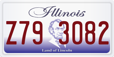 IL license plate Z793082