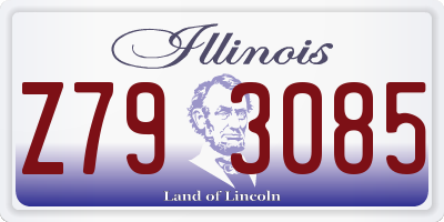 IL license plate Z793085