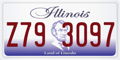 IL license plate Z793097