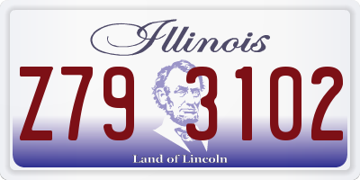 IL license plate Z793102