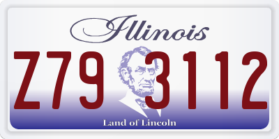 IL license plate Z793112