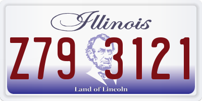 IL license plate Z793121