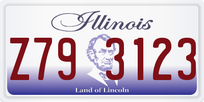 IL license plate Z793123